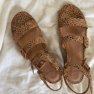 BRAND NEW Madewell Buckle Platform Sandal